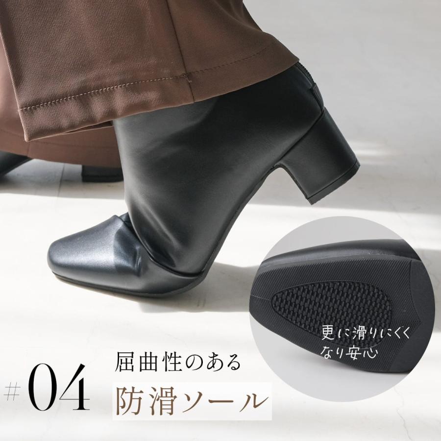 ショートブーツ レディース スクエアトゥ バックファスナー 秋冬 ショート スエード ルリアンプラスamiamiアミアミ | AmiAmi | 17