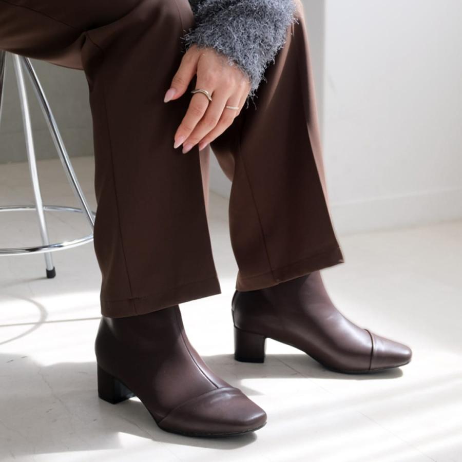 ショートブーツ レディース スクエアトゥ バックファスナー 秋冬 ショート スエード ルリアンプラスamiamiアミアミ | AmiAmi | 19