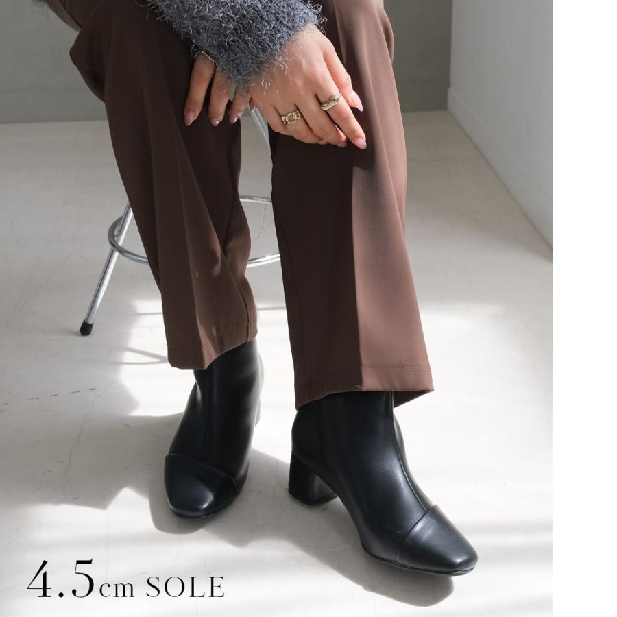 ショートブーツ レディース スクエアトゥ バックファスナー 秋冬 ショート スエード ルリアンプラスamiamiアミアミ | AmiAmi | 09