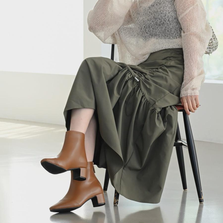 ショートブーツ レディース スクエアトゥ バックファスナー 秋冬 ショート スエード ルリアンプラスamiamiアミアミ | AmiAmi | 12