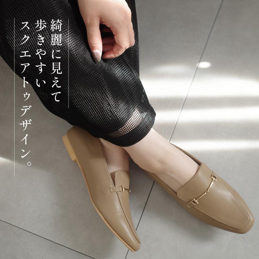 ローファーカジュアル  スクエアトゥ ビットローファー レディース クッション アミアミ | AmiAmi | 12