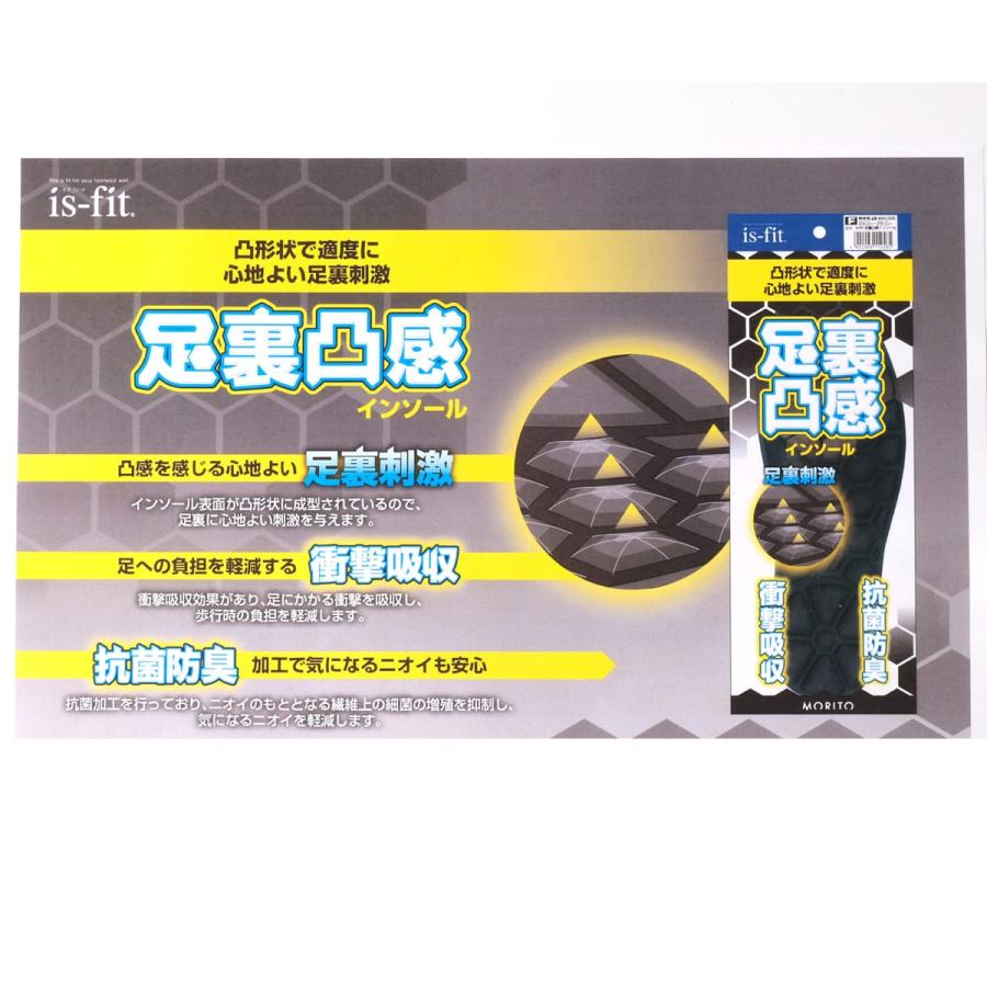 足裏凸感インソール 男性用 靴ケア 凸形状 | ブランド登録なし | 01