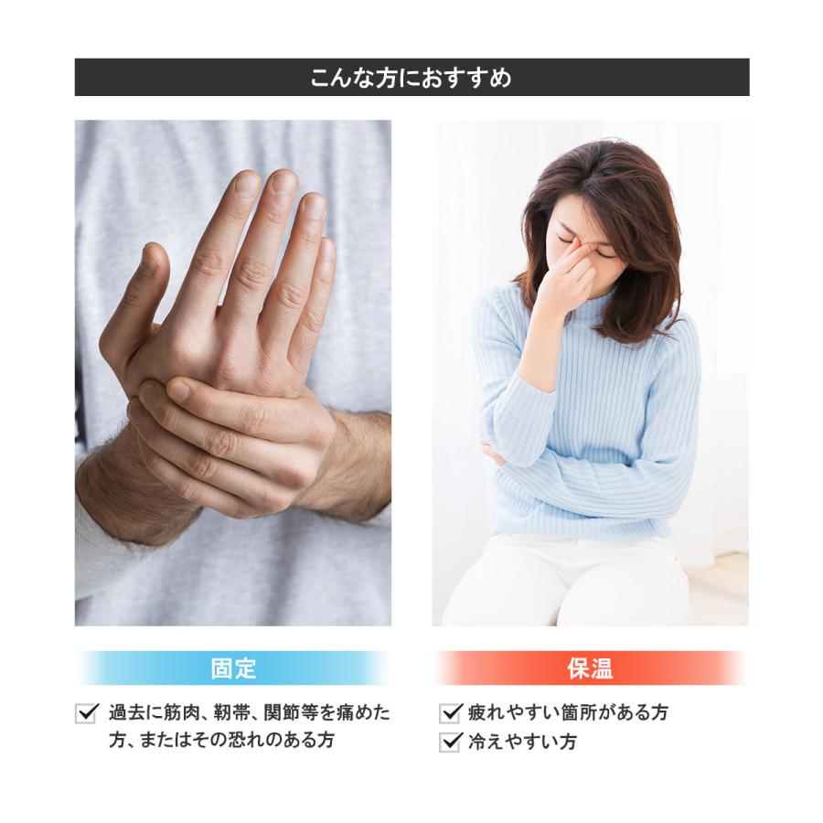 モリト ブラックサポーター 手首用 1枚入り 固定 保温 手首 : アミアミ