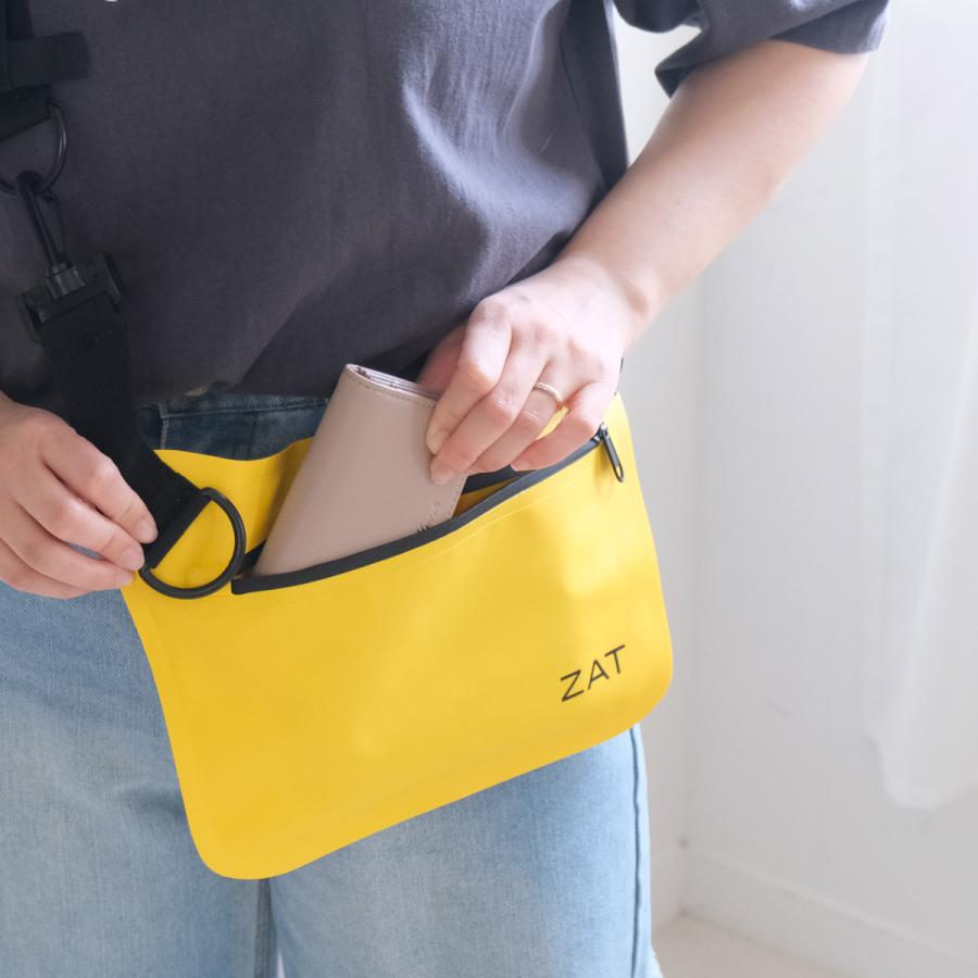 【未使用】AMOMENTO 3Way ショルダーバッグ ポーチ付き ZAT（ザット） 3WAY サコッシュ ボディバッグ ウエストポーチ 男女兼用