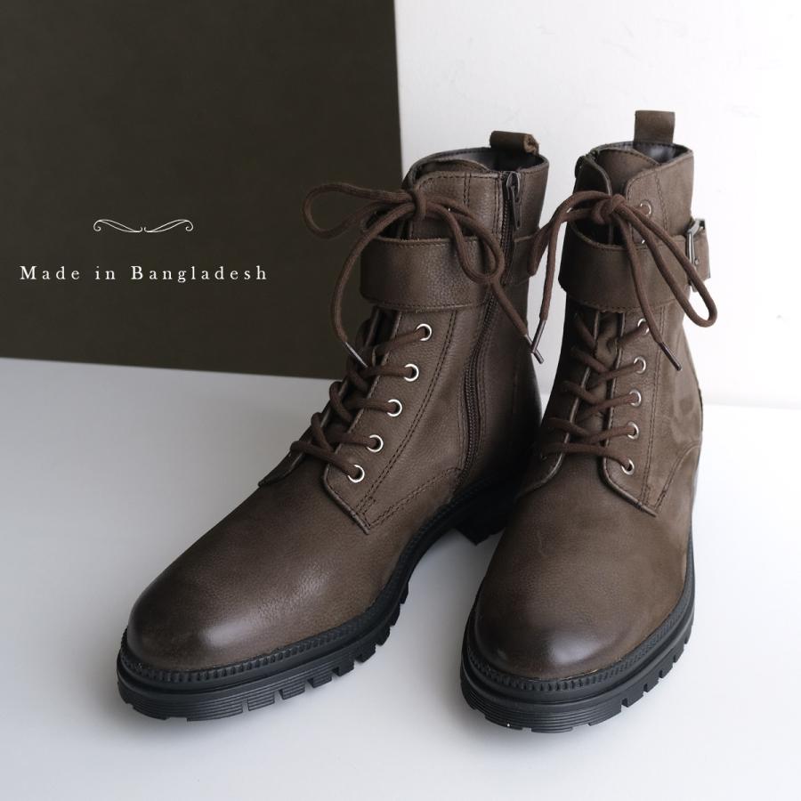 ショートブーツ レースアップブーツ レディース エンジニア