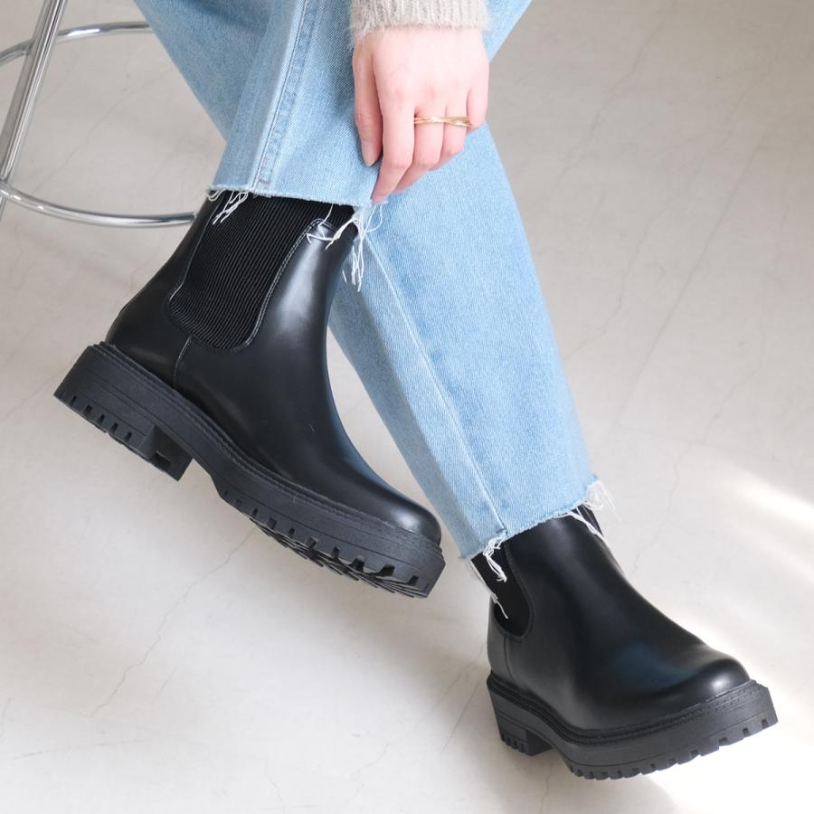 AmiAmi（アミアミ） ショートブーツ レディース リブニットブーツ