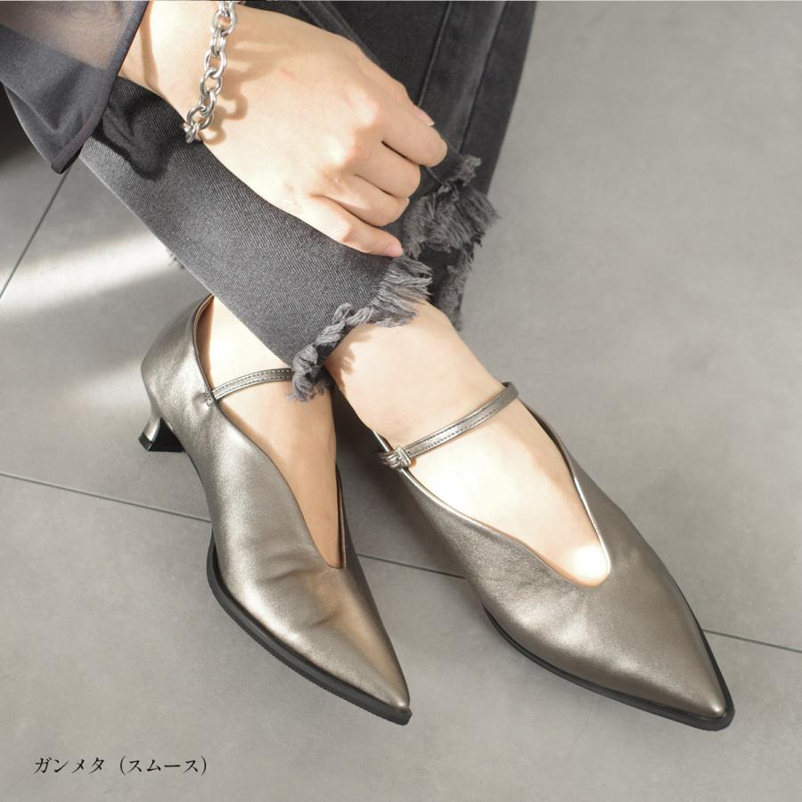 AmiAmi（アミアミ） パンプス ストラップ レディース ローヒール