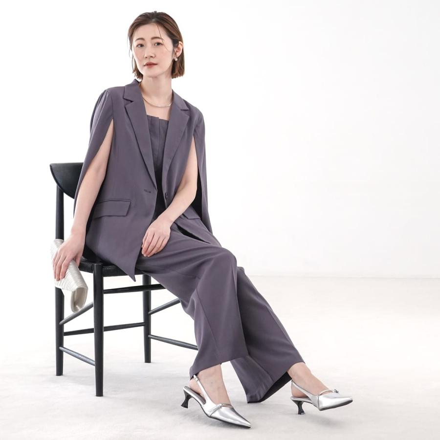 パンプス  ミュール ストラップ ベルト デザイン 5.5センチヒール　バックストラップ レディース 歩きやすい amiamiアミアミ | AmiAmi | 22