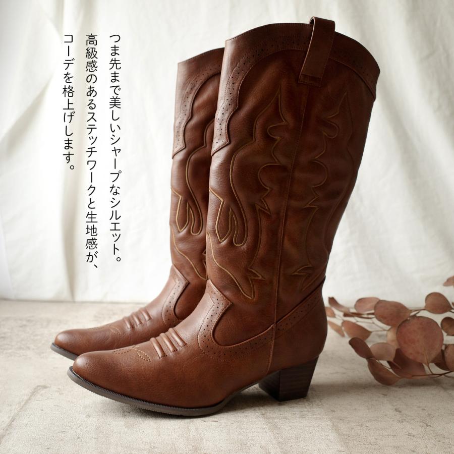 ウエスタン レディース 滑らない ポインテッドトゥ amiamiアミアミasa | AmiAmi | 06