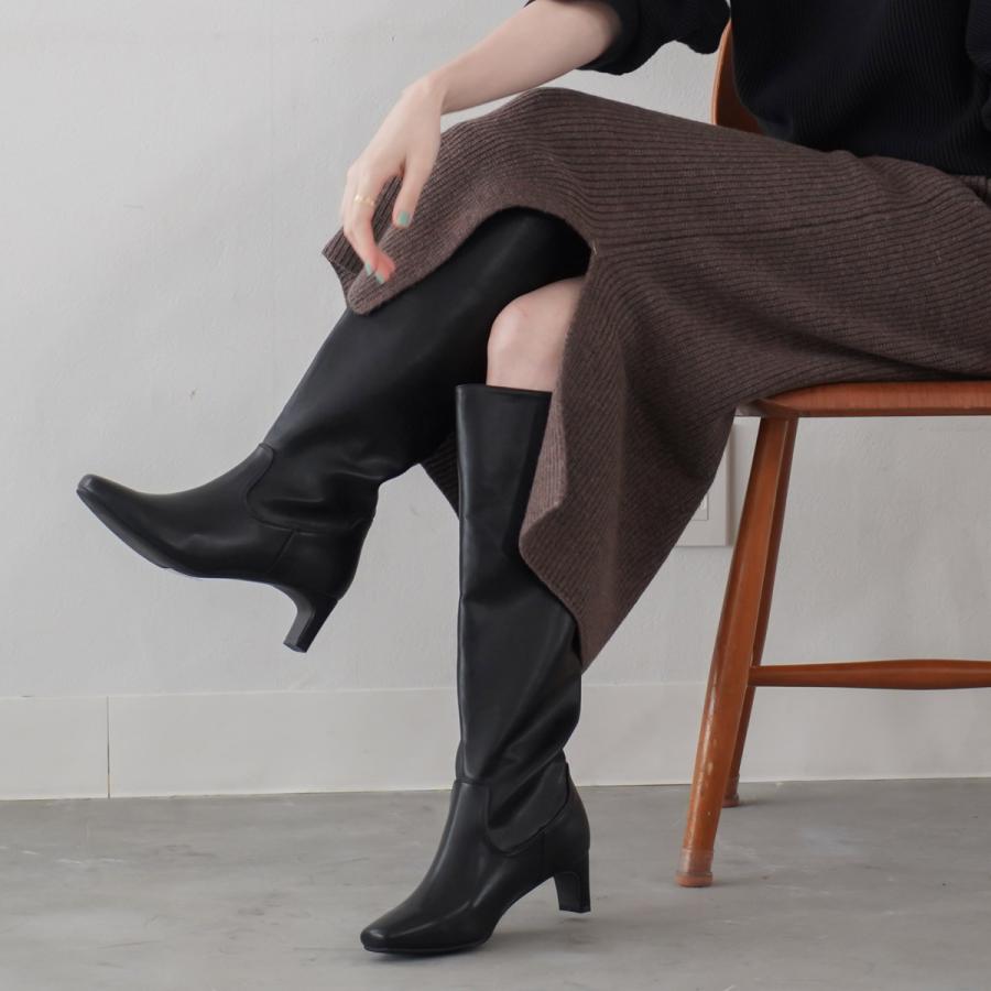みくまさん専用♡ナロースクエアロングブーツ☆ブラックS みくまさん専用♡ナロースクエアロングブーツ☆ブラックS みくまさん