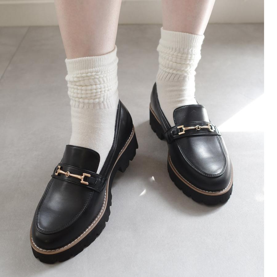 軽量 厚底トラックソールローファー レディース 歩きやすい 柔らか amiamiアミアミ | AmiAmi | 21