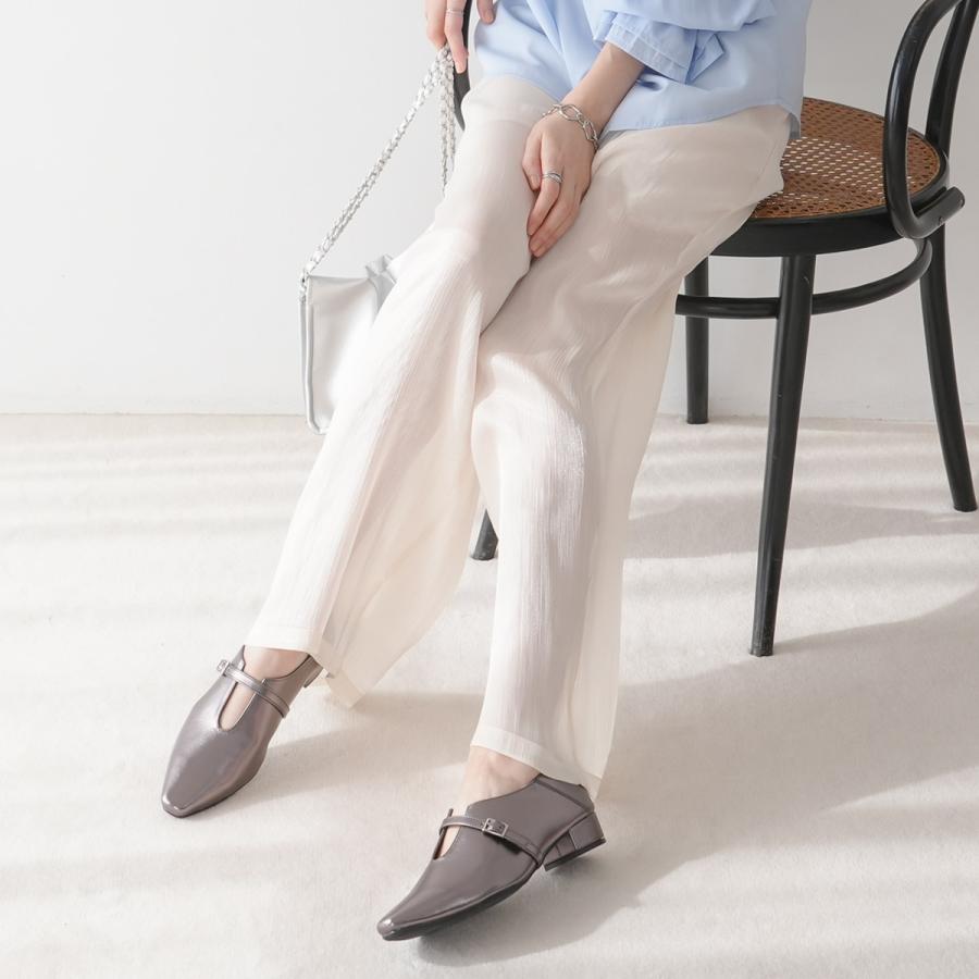 AmiAmi（アミアミ） パンプス フラットシューズ 黒 レディース ソフト