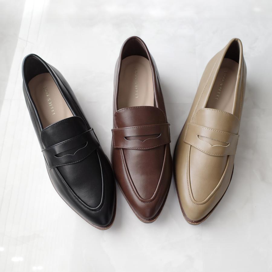 AmiAmi（アミアミ） ポインテッドトゥ ローファー レディース