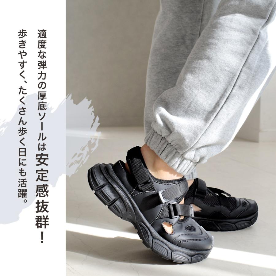 AmiAmi（アミアミ） メッシュスニーカー 厚底 スニーカー サンダル