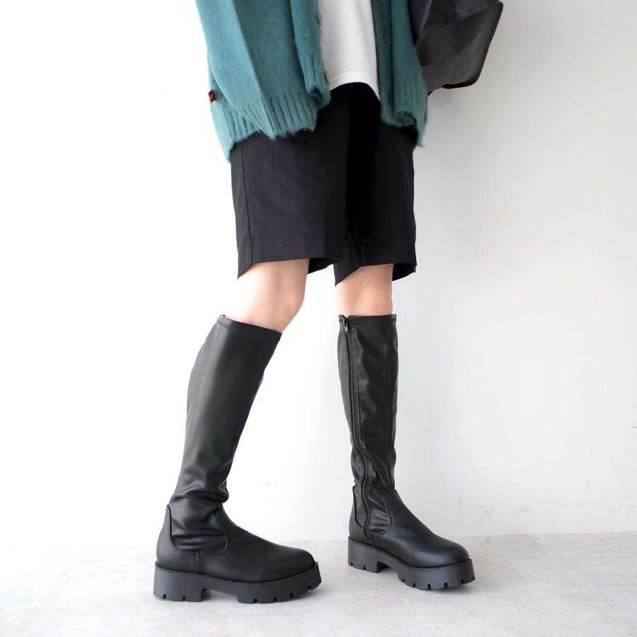 ストレッチ ロングブーツ レディース 秋冬 F厚底 トラックソール amiamiアミアミ | AmiAmi | 14