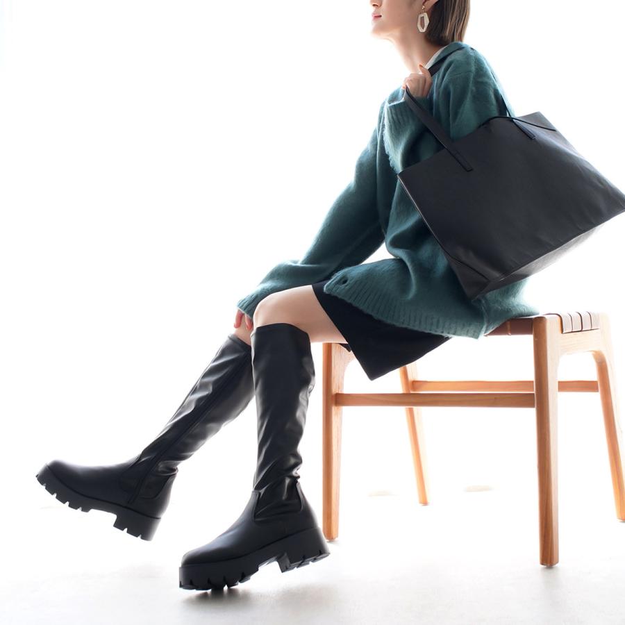 ストレッチ ロングブーツ レディース 秋冬 F厚底 トラックソール amiamiアミアミ | AmiAmi | 15