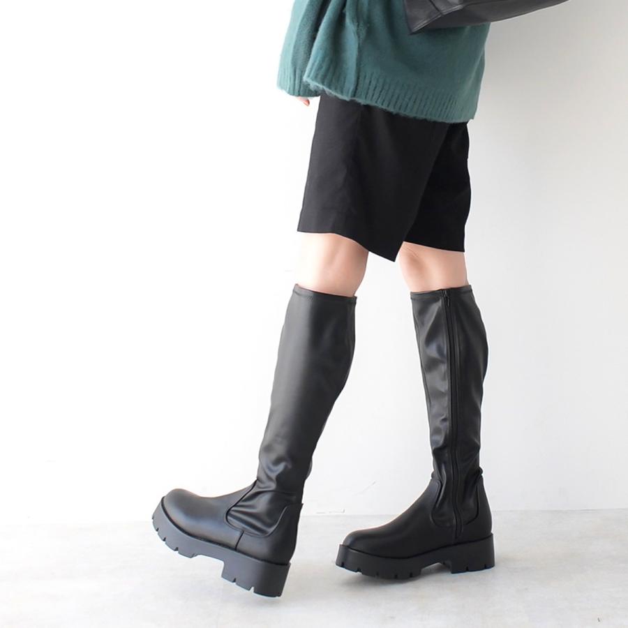ストレッチ ロングブーツ レディース 秋冬 F厚底 トラックソール amiamiアミアミ | AmiAmi | 18