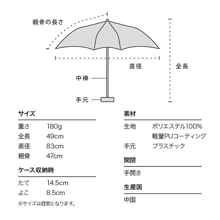 wpc パラソル 日傘 雨傘 遮光 切り継ぎタイニー 折り畳み傘 UVカット 晴雨兼用｜amiami345｜19