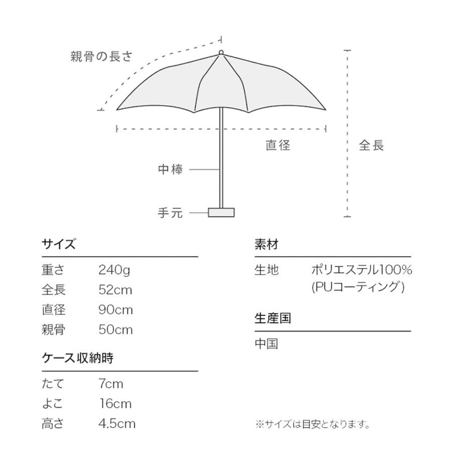 wpc ワールドパーティー 日傘 雨傘 折り畳み傘 晴雨兼用傘 パラソル 紫外線 UVカット UVケア ワールドパーティー｜amiami345｜07