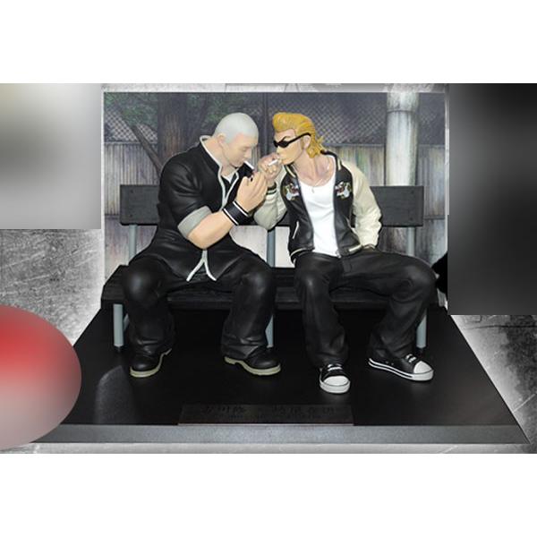 クローズ＆WORSTフィギュアコレクション TRUE FRIEND SHIP 坊屋春道×古川修 高橋ヒロシデザイン 【黒ver.】 [トイズトイズ]