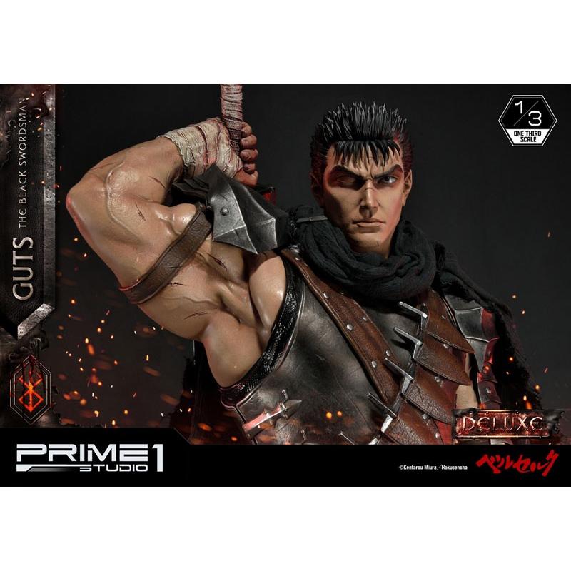 【新品未開封】プライムワンスタジオ　ベルセルクガッツ黒の剣士プライム1 ❌即購入 ミュージアムマスターライン/ ベルセルク： 黒の剣士 ガッツ 1/3
