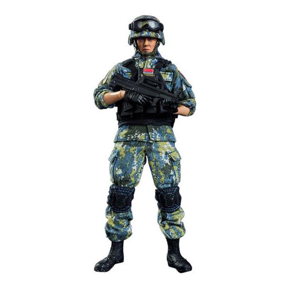 中国人民解放軍海軍陸戦隊海洋迷彩戦闘服超フル装備一式25点