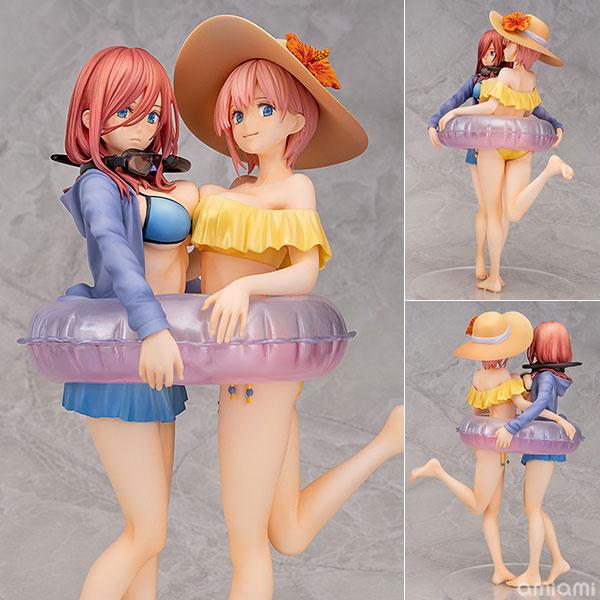 五等分の花嫁 中野一花 ＆ 中野三玖 1/7 フィギュア WING Amazon | ウイング 五等分の花嫁 中野一花&中野三玖 1/7スケール