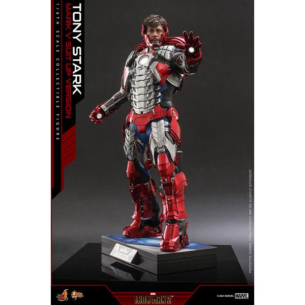 ムービーマスターピース アイアンマン2 トニー スターク Markv Suitupver 期間限定 ホットトイズ １２月仮予約 送料無料 同梱不可 延期前倒可能性大