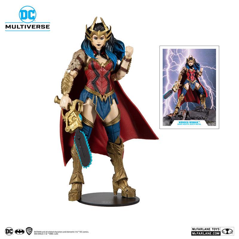 Dcコミックス 全品送料無料 Dcマルチバース 7インチ アクションフィギュア 070 ワンダーウーマン Metal Dark ０６月仮予約 Nights Death マクファーレントイズ