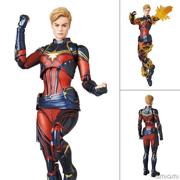 マフェックスMAFEX №163 キャプテン・マーベル エンドゲーム　新品未開封 Mafex No.163 Captain Marvel (Endgame Ver.) (Completed