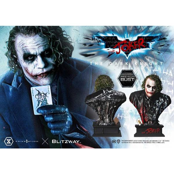 う*+様 プライム1スタジオ プレミアムバスト ダークナイト ジョーカー フィギ ジョーカー ダーク | スタチュー | プライム1スタジオ