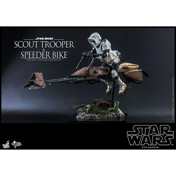 ホットトイズ １／６スケールフィギュア　スカウト・トルーパー＆スピーダー・バイク Amazon.com: Hot Toys 1:6 Scout Trooper and Speeder Bike Set