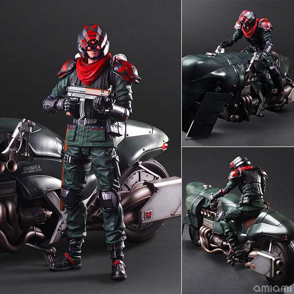 ファイナルファンタジー VII リメイク PLAY ARTS改 上級バイク警備兵＆バイクセット[スクウェア・エニックス]【同梱不可】【送料無料】《発売済・在庫品》の画像