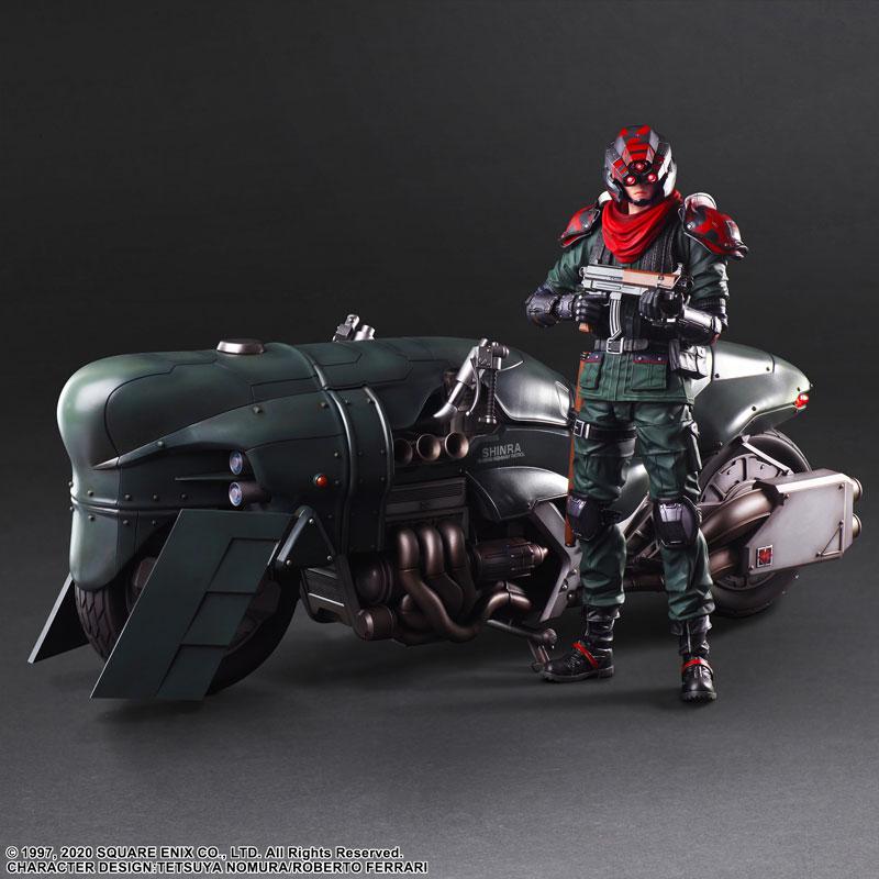 ファイナルファンタジー VII リメイク PLAY ARTS改 上級バイク警備兵＆バイクセット[スクウェア・エニックス]【同梱不可】【送料無料】《発売済・在庫品》の画像