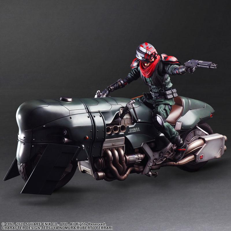 ファイナルファンタジー VII リメイク PLAY ARTS改 上級バイク警備兵＆バイクセット[スクウェア・エニックス]【同梱不可】【送料無料】《発売済・在庫品》の画像