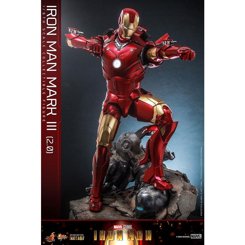 ムービー・マスターピース DIECAST 1/6 アイアンマン・マーク3 2.0版