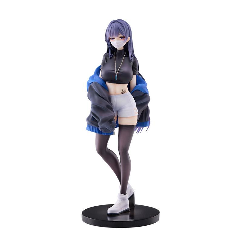 初回限定特典付き マスク少女 ユナ　フィギュア 特典】マスク少女-ユナ illustration by Biya 1/7 完成品フィギュア