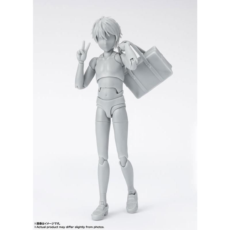 S.H.Figuarts ボディくん/ボディちゃん -スクールライフ- Edition DX SET (Gray Color Ver.) 2種セット[BANDAI SPIRITS]《発売済・在庫品》｜amiami｜06