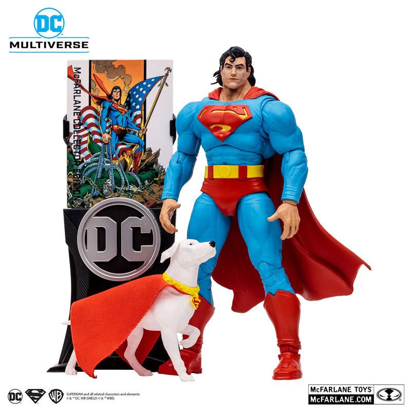 DCマルチバース アクションフィギュア スーパーマン＆クリプト