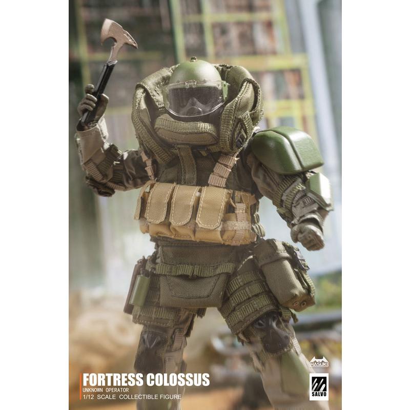 未開封 HASUKI SA02 フォートレスコロッサス アクションフィギュア SALVOシリーズ BLACK OPS SA02 フォートレス・コロッサス (フィギュア