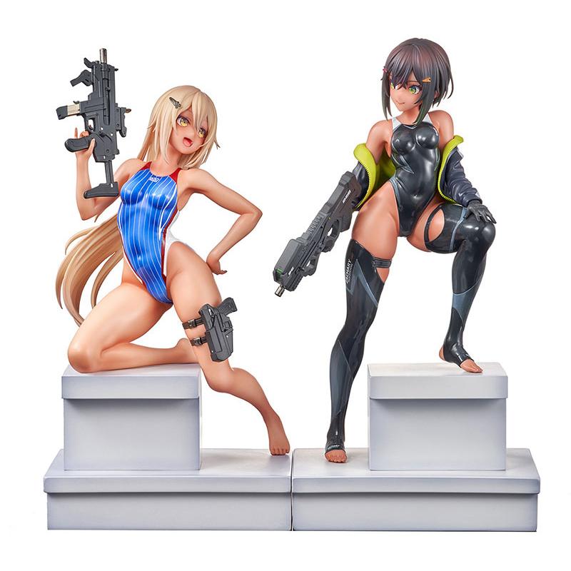 ARMS NOTE』 水泳部の部長ちゃんとコウハイちゃんセット 1/7 完成品