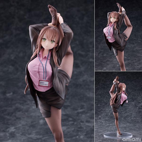 意外と体が柔らかい会社に行きたくないOLちゃん ピンクVer. 1/6 完成品 