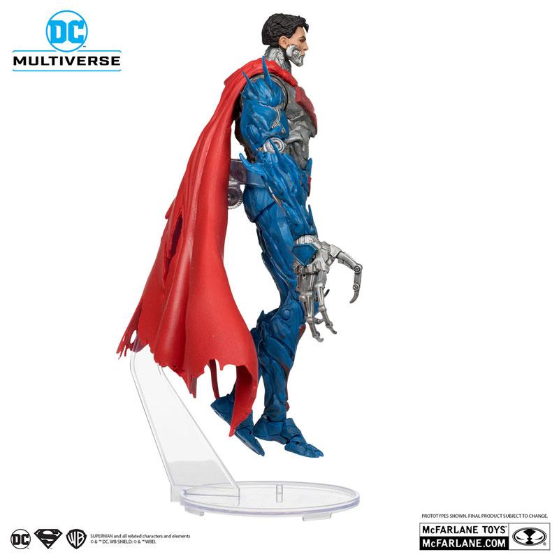サイボーグスーパーマン　DCマルチバースマクファーレントイズ　ブルーバージョン Amazon.co.jp: McFarlane Toys DCマルチバース バットマン