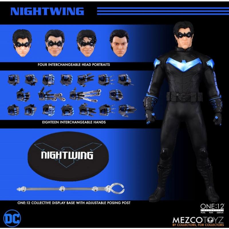 mezco メズコ ナイトウィング nightwing ONE:12フィギュア DC One12 Collective Nightwing Action Figure Mezco Toyz - ToyWiz