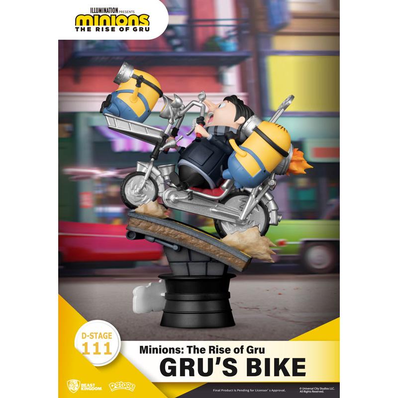 Diorama Stage-111 ミニオンズ フィーバー-グルーのバイク完成品