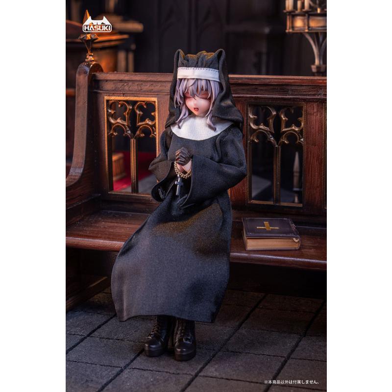 限定販売】CS-018 ドール用 シスター服セットB(ドール用)[HASUKI 限定販売】CS-018 ドール用 シスター服セットB(ドール用)[HASUKI