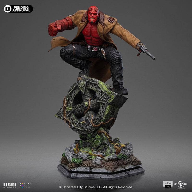 『ヘルボーイ/ゴールデン・アーミー』 スタチュー 「バトルジオラマ・シリーズ」1/10スケール ヘルボーイ【同梱不可】【送料無料】《発売済・在庫品》