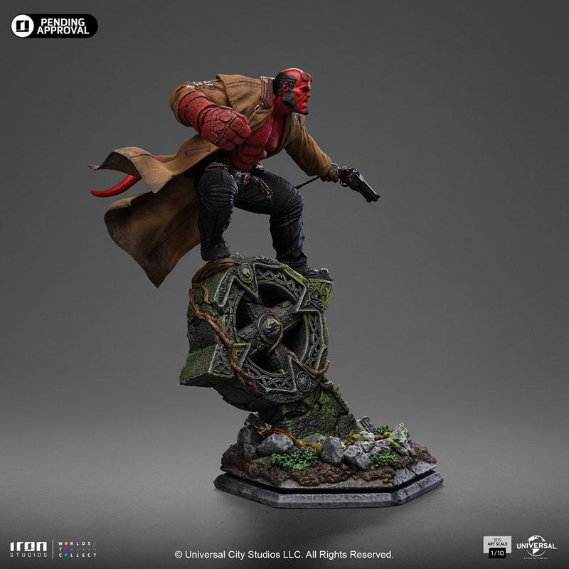 『ヘルボーイ/ゴールデン・アーミー』 スタチュー 「バトルジオラマ・シリーズ」1/10スケール ヘルボーイ【同梱不可】【送料無料】《発売済・在庫品》