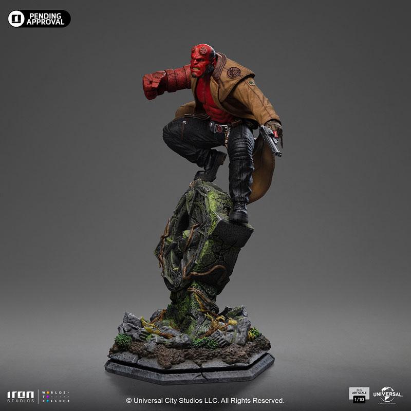 『ヘルボーイ/ゴールデン・アーミー』 スタチュー 「バトルジオラマ・シリーズ」1/10スケール ヘルボーイ【同梱不可】【送料無料】《発売済・在庫品》
