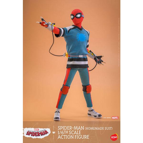 炎スタジオ『スパイダーマン：フレンドリー・ネイバーフッド』1/6 スパイダーマン(ホームメイド・スーツ)[ホットトイズ]【送料無料】《０６月仮予約》 | ホットトイズ
